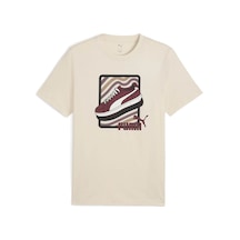Puma Graphıc Tee Kırık Beyaz Erkek T-shirt 688033-87 KIRIK BEYAZ