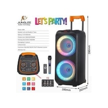 Ndr-1096 Büyük Boy Bluetooth Hoparlör Kablosuz Tekerlekli Taşınabilir Kablosuz Speaker Toplantı Anfi