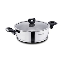 Nora Kısa Tencere 24x8 Cm A2994 Gri