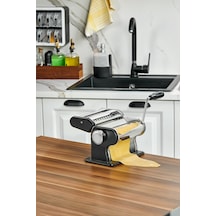 Cooker 3 Fonksiyonlu Hamur Erişte Makarna Kesme Makinesi Siyah Ckr3845