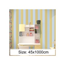 Sones Yaratıcı Pvc Tuğla Dekorasyon Duvar Kağıdı Çıkartmaları Yatak Odası Oturma Odası Duvar Su Geçirmez Duvar Kağıdı Rulosu, Boyut: 45 X 1000cm Sarı Diğer