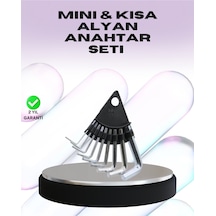9 Parça Alyan Anahtar Seti Farklı Metrik Ölçü Pratik Taşıma 40991270