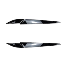 Ximistore9 Bmw X5 X6 F15 F16 2014-2018 Far Koruma Ve Şık Görünüm İçin Siyah Başlık Kaşları