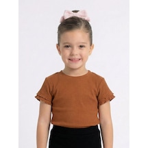 Xo Kids Kız Çocuk Tişört 1-4 Yaş 36021 Kahverengi