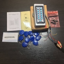 Ip68 Metal Su Geçirmez Vandal Proof Arka Tuş Aydınlatmalı