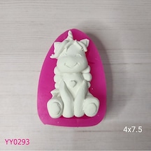 Yy0293 Oturan Unicorn Silikon Kalıp