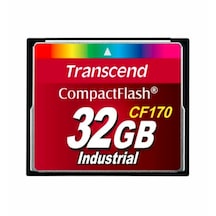 Transcend Industrial TS32GCF170 CF170 32 GB Compact Flash Hafıza Kartı