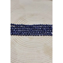 Yasamtohumu Yıldız Taşı Lacivert Yarım Dizi 2,5 MM 17  CM Çok Renkli