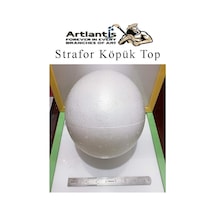 Strafor Köpük Top 20 Cm 2 Adet Köpük Top Küre Toplar Yuvarlak Strafor Köpük Top Okul Deney Hobi Sanat
