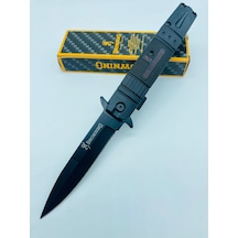 Browning Marka Siyah Yarıotomatik Kamp Çakı //s11 -22cm Siyah