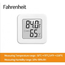 Fahrenheit-2 In1 Dijital Termometre Higrometre Mini Lcd Kapalı Elektronik Nem Ölçer Sıcaklık Sensörü Ölçer Ev Hava İstasyonu-fahrenheit