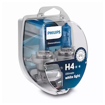Philips Diamond Vision H4 Beyaz Ampul 12342Dvs2 - 2'Li Ampul