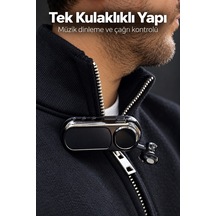 Yaka Klipsli Makaralı Bluetooth Tek Kulaklık S530makaralıkulaklık