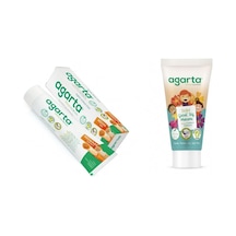 Agarta Doğal Misvak Özlü Diş Macunu 100 ML + Doğal Çocuk Diş Macunu 75 ML