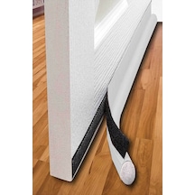 Lüks Kapı Altı Rüzgar Önleyici Sünger 90 Cm Beyaz