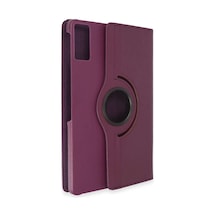 Redmi Pad Se Kılıf 360 Tablet Deri Kılıf - Mürdüm Diğer