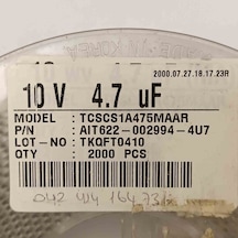 Tcscs1a475maar 4.7mf 10v Tantal Kondansatör 100 Adet