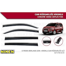 Peugeot Rifter Cam Rüzgarlığı Kromlu 2019 Niken