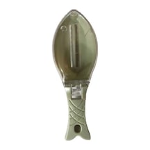 Kapaklı Manuel Balık Ölçekleyici Aracı - Mutfak Ölçekleyici, Yeşil Yeşil