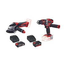 Einhell TE-CD 18/48 Li-i Darbeli Vidalama +  TE-AG 18/115 Lİ Avuç Taşlama + 2.5 Ah - 4.0 Ah Starter Kit