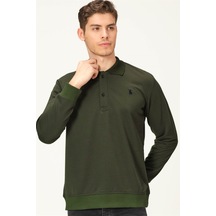 V4007 Dewberry Erkek Sweatshırt-haki Haki