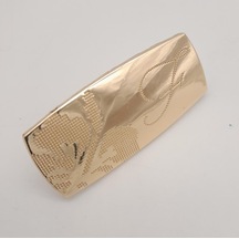 Çanta Aksesuar Etamin Desen Light Gold Plaka Süs Diğer