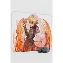 Thoma Genshin Impact Anime Oyuncu V5 - 48x40 Xl Gaming Mouse Pad Fare Altlığı