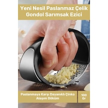 Premium Seri Pratik Kolay Temizlenir Paslanmaz Çelik Pratik Mutfak Sarımsak Ezme Rendesi Çok Renkli