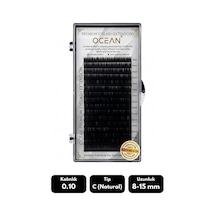 Ocean 0.10c Natural Kıvrım Mix Soft Eyelash Doğal İpek Kirpik 16'lı