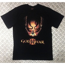 Stoned&Fame Siyah God Of War Baskılı T-shirt SIYAH