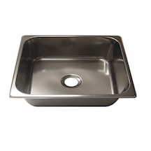 Dikdörtgen Evye. Paslanmaz Krom Lavabo. Tekne Karavan Evyesi 10cm