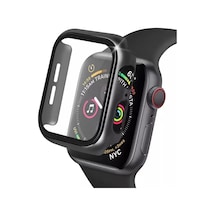 Zenviaat Newface Apple Watch Uyumlu42mm Camlı Kasa Ekran Koruyucu - Siyah Znv2027