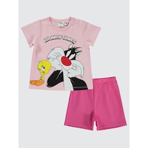 Tweety Kız Bebek Takım 6-18 Ay Uçuk Pembe- Koyu Pembe Uçuk Pembe-koyu Pembe Çok Renkli