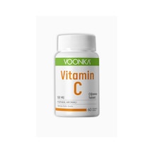 Voonka Vitamin-c Portakal Aromalı Takviye Edici Gıda 60 Tablet