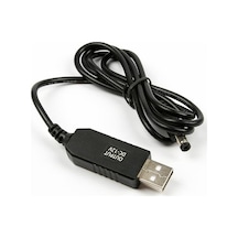 5v-12v Usb To Dc 5.5x2.5mm Kablo 12v 1a 5 Volt 12 Volt Yükseltici Superbox Adaptör Çevirici
