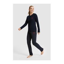 U.S. Polo Assn. Kadın Lacivert Pijama Takımı 50333657-vr033