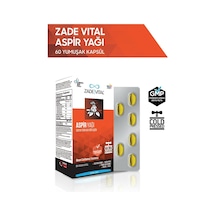 Zade Vital Aspir Yağı Blister 60 Kapsül Zade Vital Aspir Yağı Blister 60 Kapsül