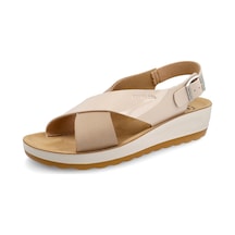 Sandalet Kadın 42 G61 3c Fly Flot Synthetıc Sandal Beige Bej