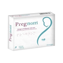 Pregnom Omega 3 Folic Asit 30 Kapsül