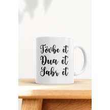 Tövbe Et Dua Et Sabr Et Kupa Bardak Beyaz