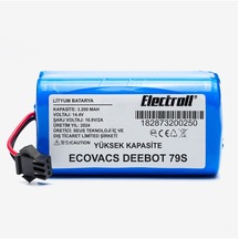 Ecovacs Deebot 79s Uyumlu 3.200mah Pil Robot Süpürge Batarya