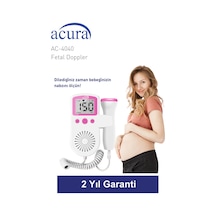 Fetal Doppler Pembe Bebek Nabız Duyma Cihazı