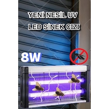 8 Watt Elektrikli Sivri Sinek Öldürücü Sinek Cızz Cihazı Mor Işık Sivri Kara Sineklere