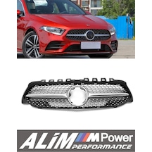 Mercedes-benz A-class W177 2019 2022 Diamond Krom Ön Panjur Böbrek Seti