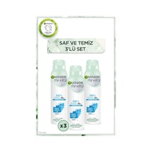 Garnier Mineral Saf&Temiz Kadın Sprey Deodorant 150 ML x 3