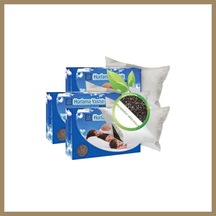 Bezos Bonie Gürültüsüz Uyku Yastığı 3 Adet Karabuğday Yastığı 50x70cm 22 Çok Renkli