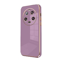 Xiaomi Mi 14 Ultra Kılıf Volet Silikon - Mor 0.2M-Çok Renkli