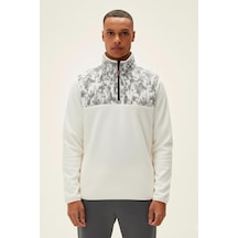 Bad Bear Erkek Marshmallow Too Much Half Zıp 25.02.12.031-c108 Beyaz