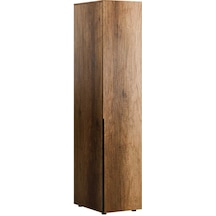 Oryana Tek Kapaklı Gardırop-koyu Ceviz 45x210x62 Cm