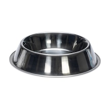 Beeztees Köpek Mama Su Kabı, Paslanmaz Çelik, Kaymaz, 22cm, 1,6l